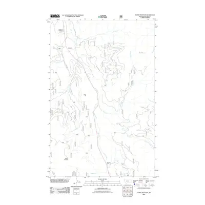 2011 Map of Horse Mountain, 2011 Print