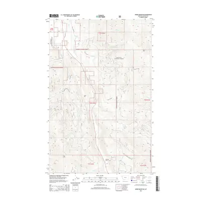 2014 Map of Horse Mountain, 2014 Print