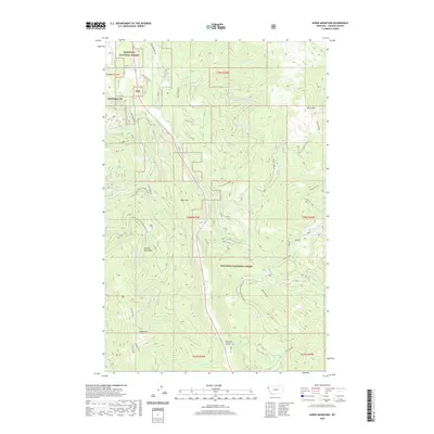 2020 Map of Horse Mountain, 2020 Print