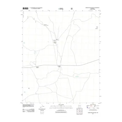 2011 Map of Horse Mountain West, 2011 Print