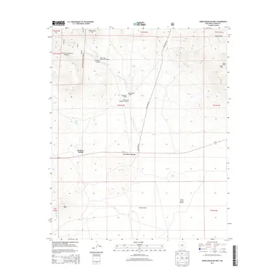 2013 Map of Horse Mountain West, 2013 Print