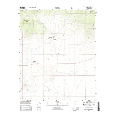 2017 Map of Horse Mountain West, 2017 Print