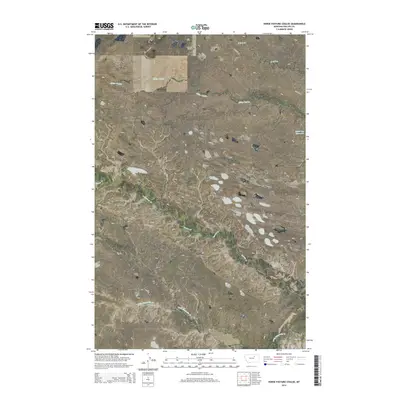 2014 Map of Horse Pasture Coulee, 2014 Print