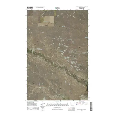 2017 Map of Horse Pasture Coulee, 2017 Print