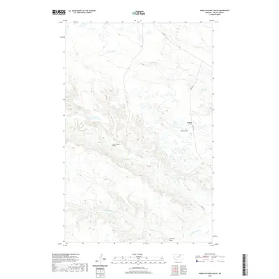 2020 Map of Horse Pasture Coulee, 2020 Print