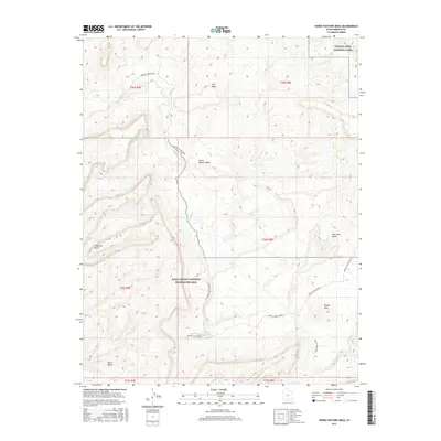 2017 Map of Horse Pasture Mesa, 2017 Print