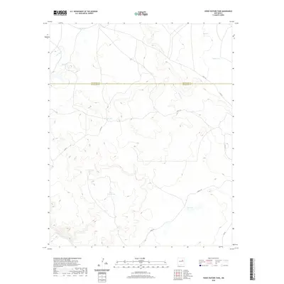 2020 Map of Horse Pasture Tank, 2020 Print
