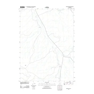2012 Map of Horse Peak, 2012 Print