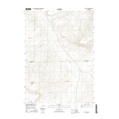 2015 Map of Horse Peak, 2015 Print