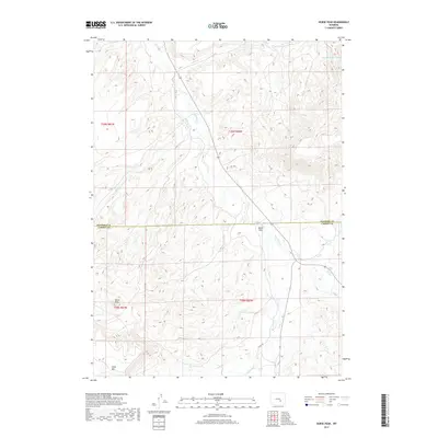 2017 Map of Horse Peak, 2017 Print