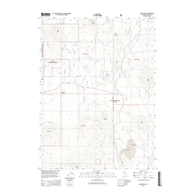 2015 Map of Horse Peak, 2015 Print