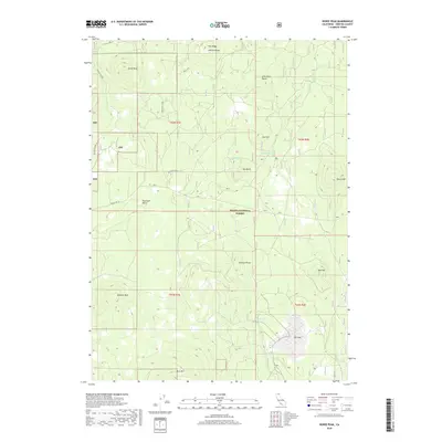 2018 Map of Horse Peak, 2018 Print
