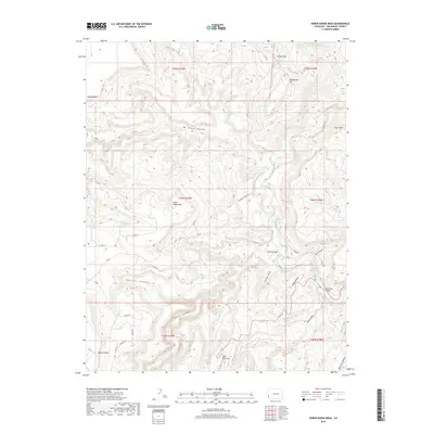 2019 Map of Horse Range Mesa, 2019 Print