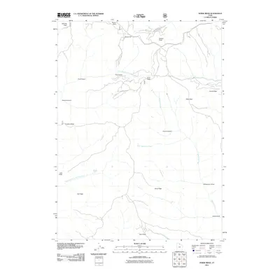 2011 Map of Horse Ridge, 2011 Print