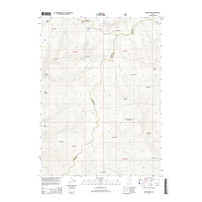 2014 Map of Horse Ridge, 2014 Print