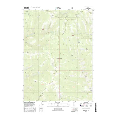 2017 Map of Horse Ridge, 2017 Print