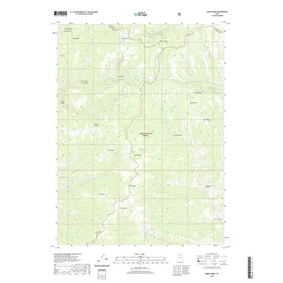 2020 Map of Horse Ridge, 2020 Print