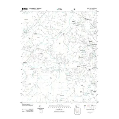 2011 Map of Horse Shoe, 2011 Print