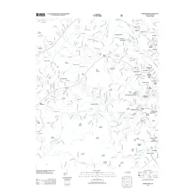 2013 Map of Horse Shoe, 2013 Print