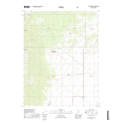 2018 Map of Horse Spring Hills, 2018 Print