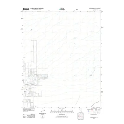 2012 Map of Horse Springs, 2012 Print