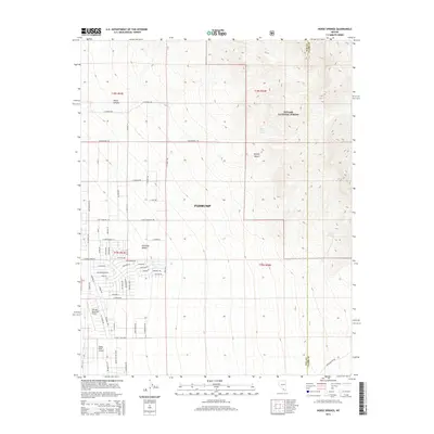 2014 Map of Horse Springs, 2014 Print
