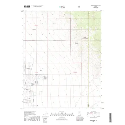 2018 Map of Horse Springs, 2018 Print