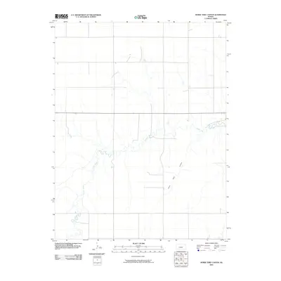 2009 Map of Horse Thief Canyon, 2009 Print