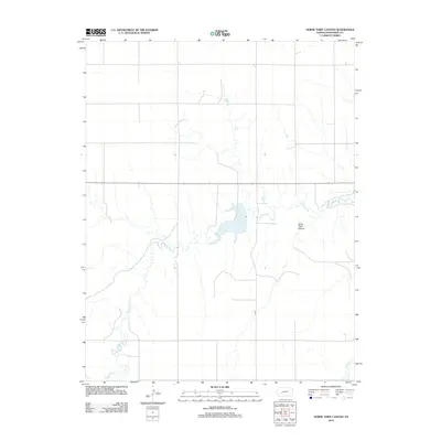 2012 Map of Horse Thief Canyon, 2012 Print