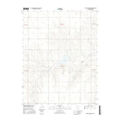 2015 Map of Horse Thief Canyon, 2015 Print
