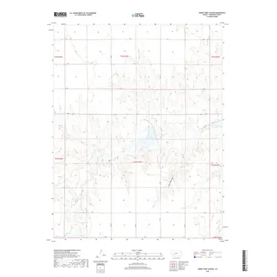 2018 Map of Horse Thief Canyon, 2018 Print