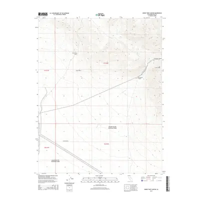 2015 Map of Horse Thief Canyon, 2015 Print