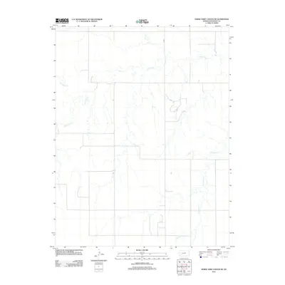 2012 Map of Horse Thief Canyon NE, 2012 Print