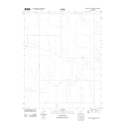 2012 Map of Horse Thief Canyon NW, 2012 Print