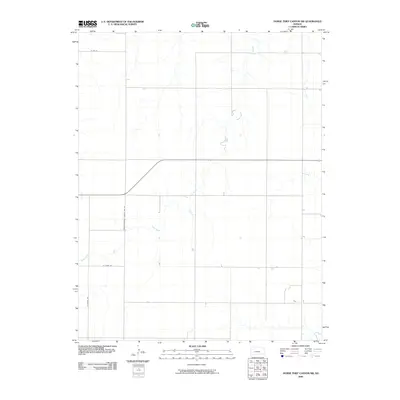 2009 Map of Horse Thief Canyon SW, 2009 Print