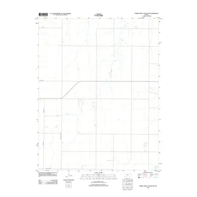 2012 Map of Horse Thief Canyon SW, 2012 Print