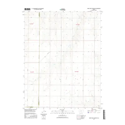 2015 Map of Horse Thief Canyon SW, 2015 Print