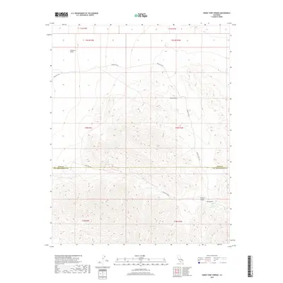 2018 Map of Horse Thief Springs, 2018 Print