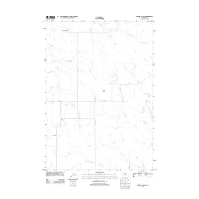 2012 Map of Horse Tooth, 2012 Print