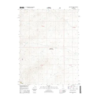 2014 Map of Horse Track Spring, 2014 Print