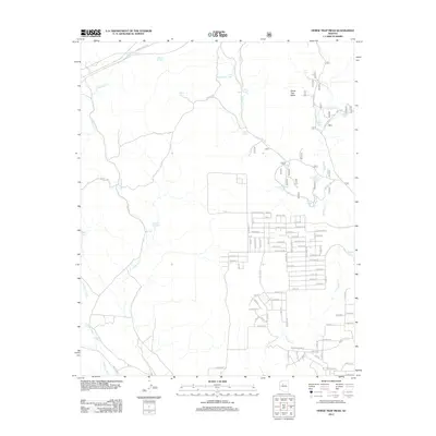 2012 Map of Horse Trap Mesa, 2012 Print