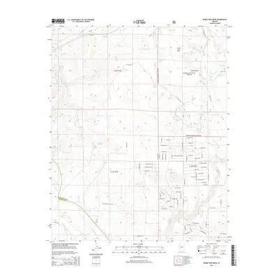 2014 Map of Horse Trap Mesa, 2014 Print