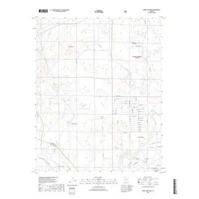 2018 Map of Horse Trap Mesa, 2018 Print