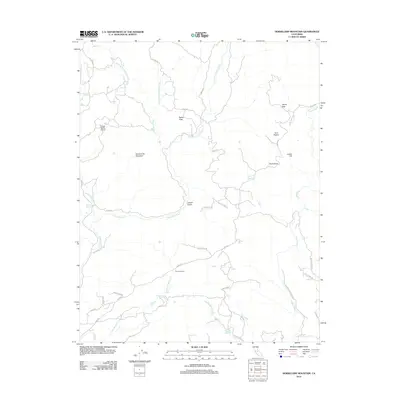 2012 Map of Horsecamp Mountain, 2012 Print