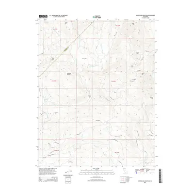 2015 Map of Horsecamp Mountain, 2015 Print