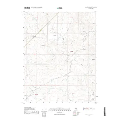 2018 Map of Horsecamp Mountain, 2018 Print