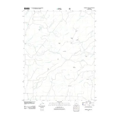 2011 Map of Horsefly Peak, 2011 Print