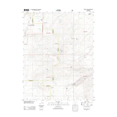 2013 Map of Horsefly Peak, 2013 Print