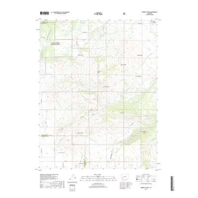 2019 Map of Horsefly Peak, 2019 Print
