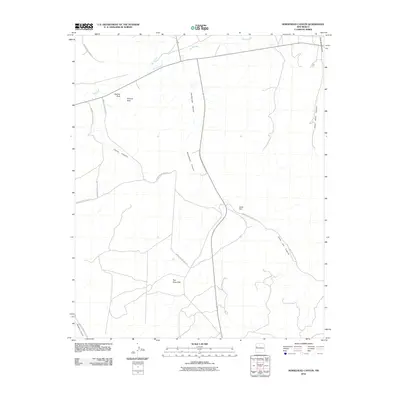 2010 Map of Horsehead Canyon, 2010 Print